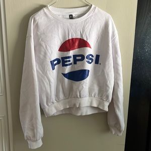 Large Pepsi crop top shirt